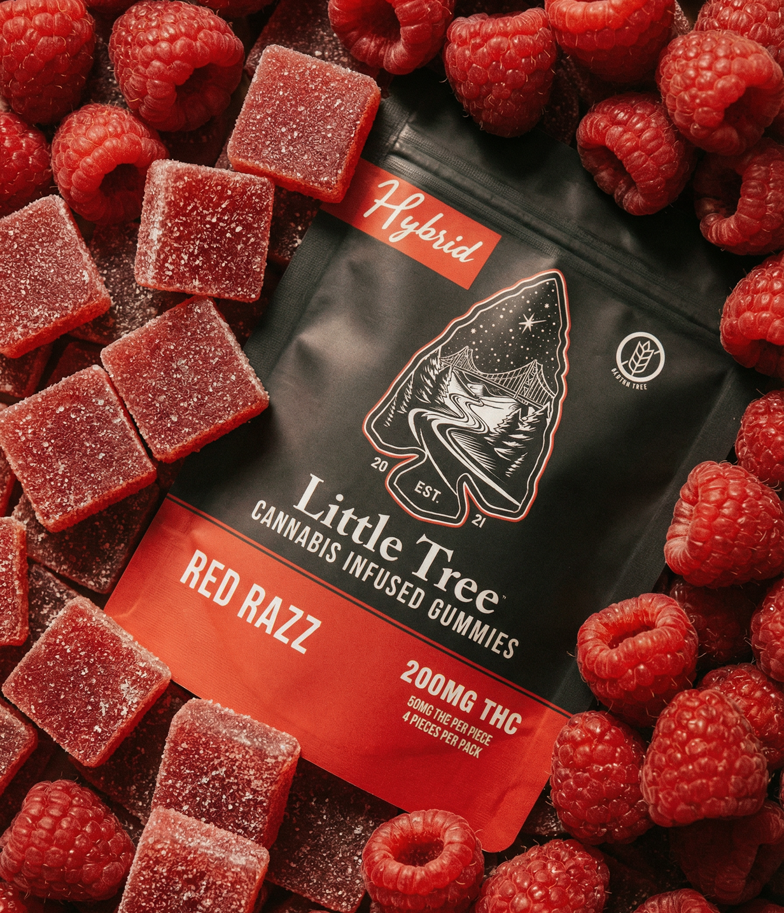 Red Razz Gummies 4x50mg
