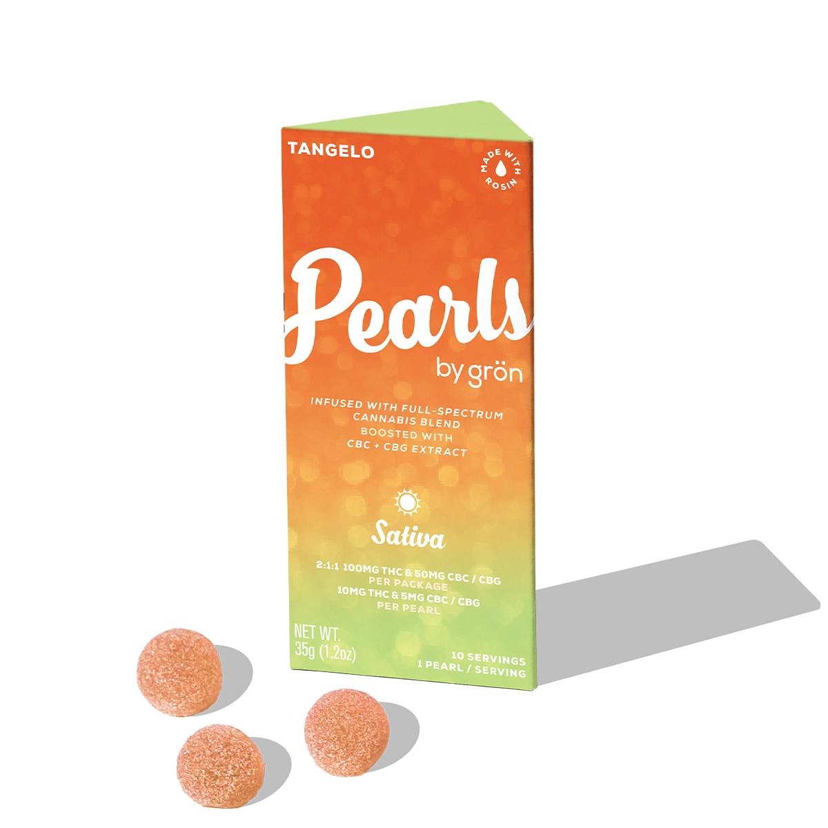 Pearls - 100MG THC/CBC/CBG 2:1: ummies 10PK - Tangelo [S]