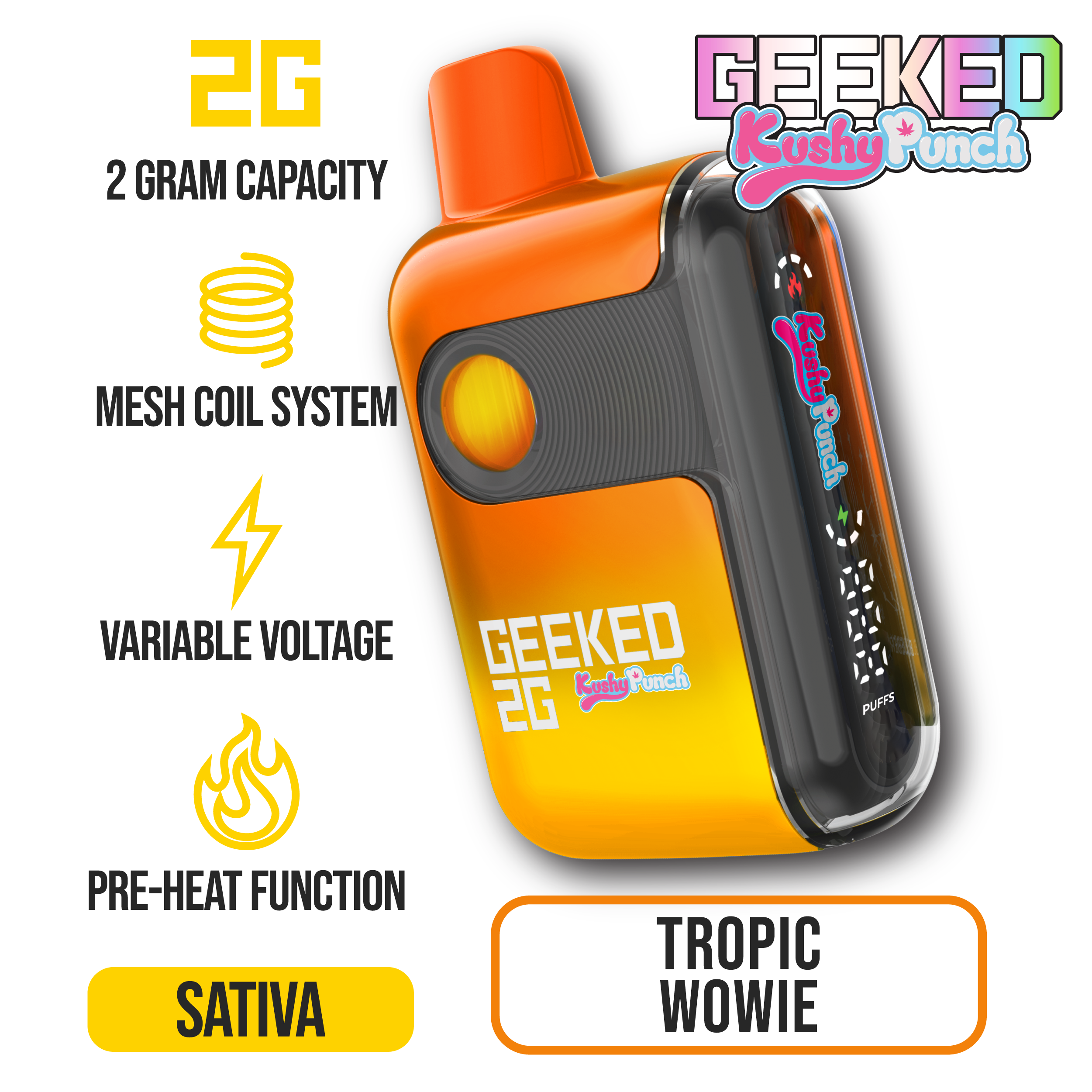 Tropic Wowie GEEKED Bar | 2g