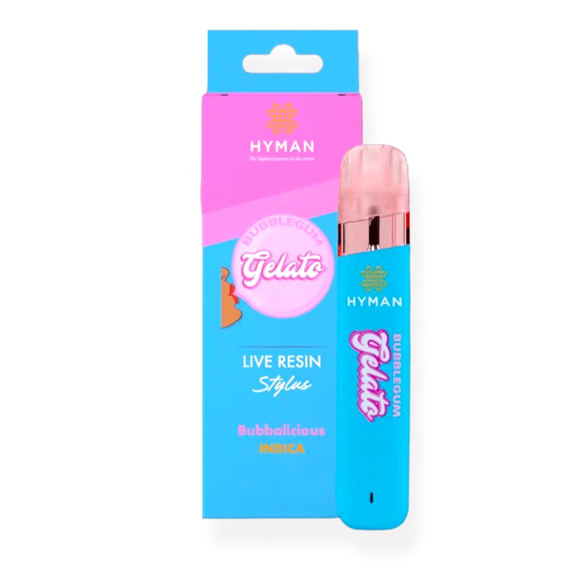 Hyman - 1g Live Resin Disposable Vape - Bubblegum Gelato