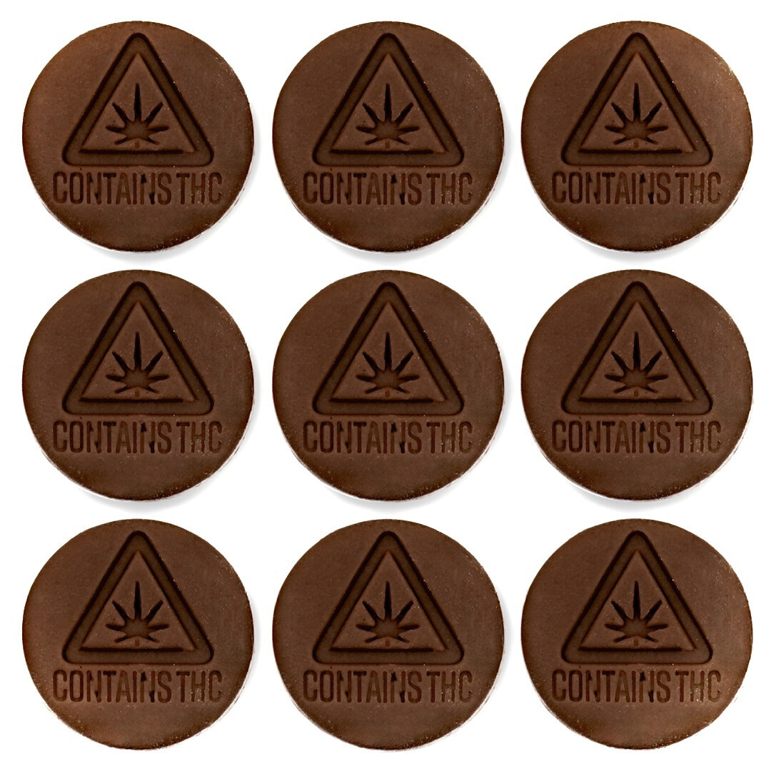 Dark Chocolate Buttons (RSO) | 20 pack