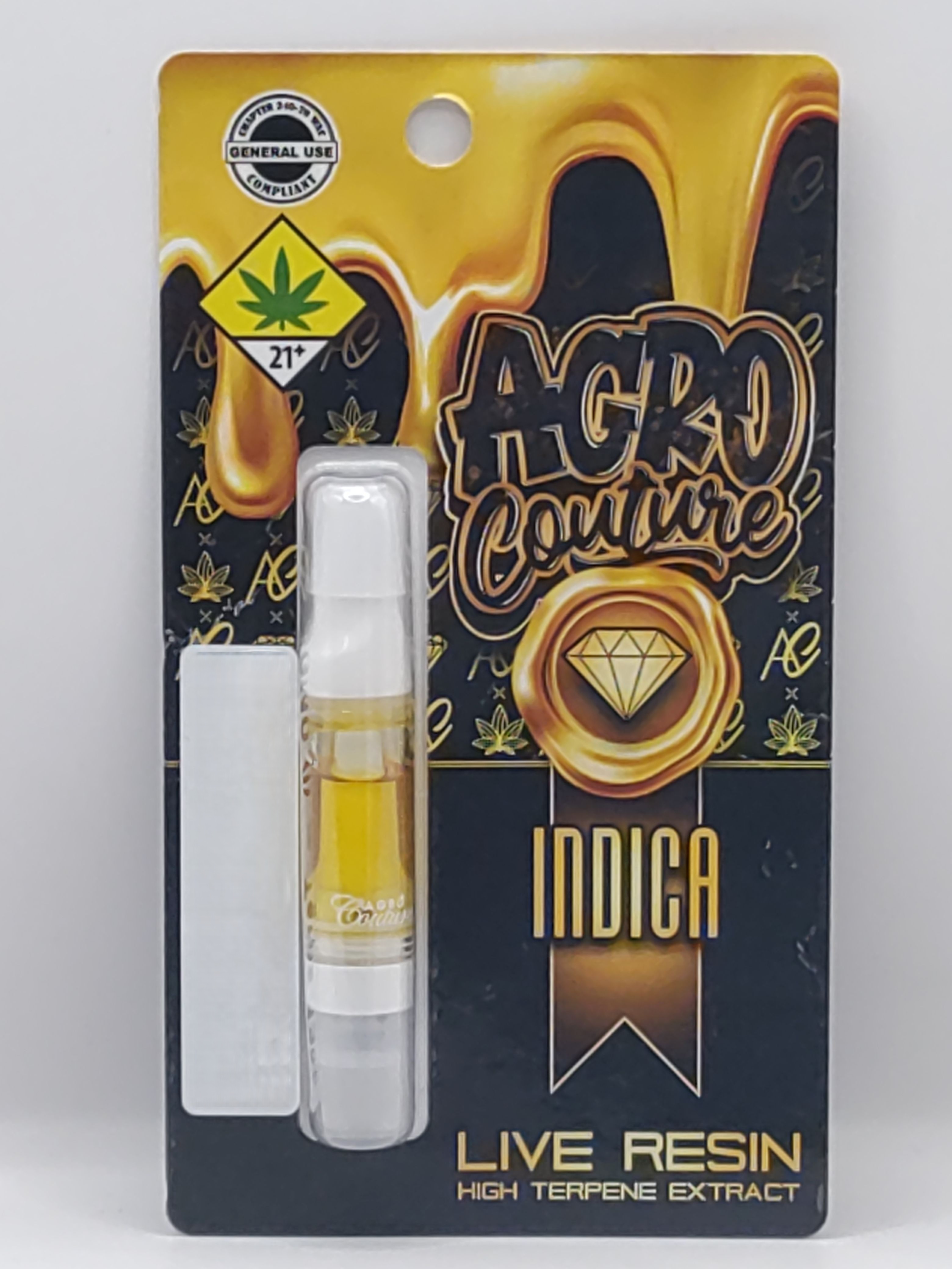 GMO 1g Live Resin Vape Agro Couture
