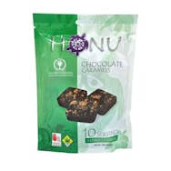 Honu Chocolate Carmels (Sativa) 10pk 100mg THC (4.58oz)