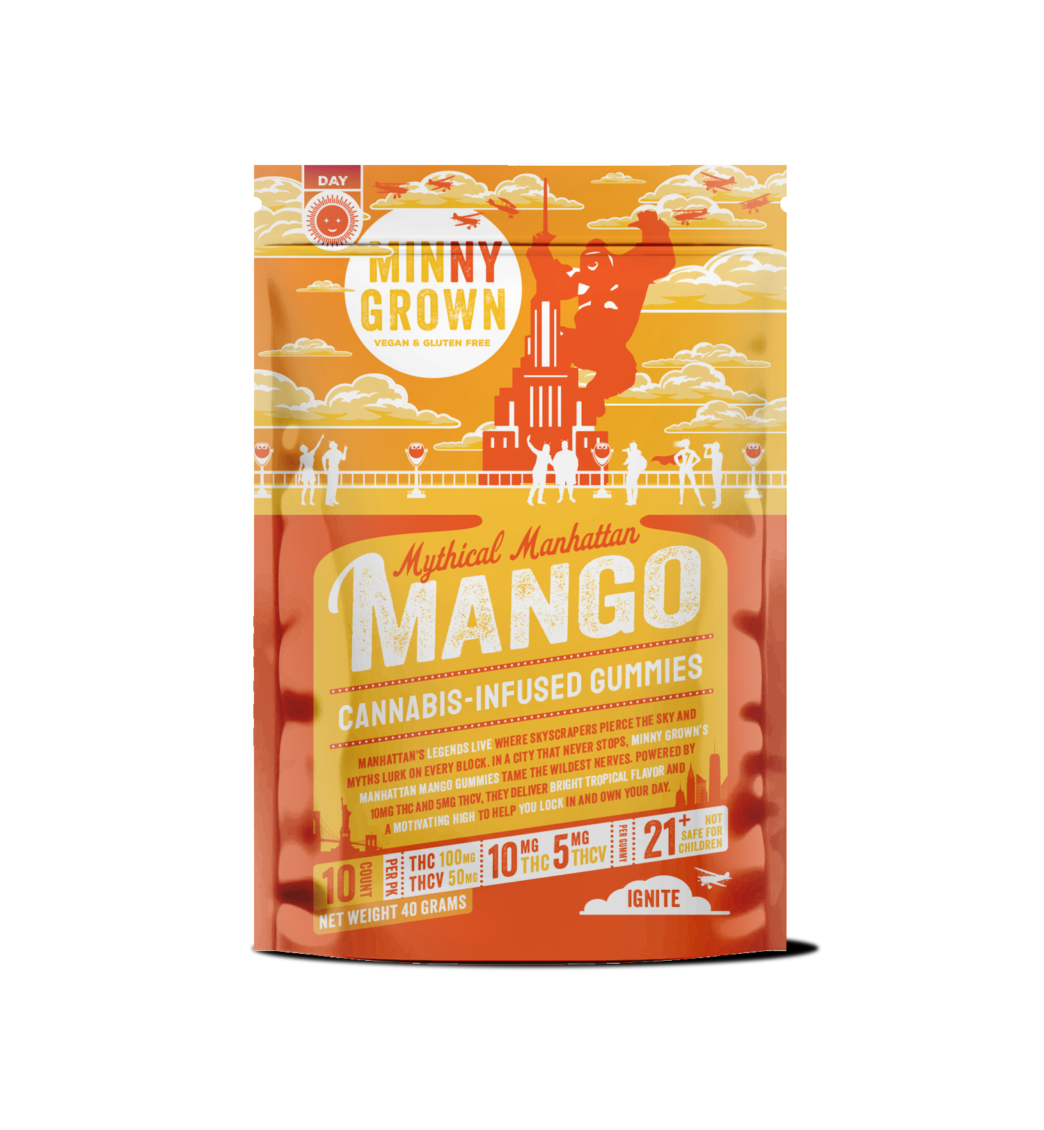 Manhattan Mango 2:1 THC:THCV - 100mg