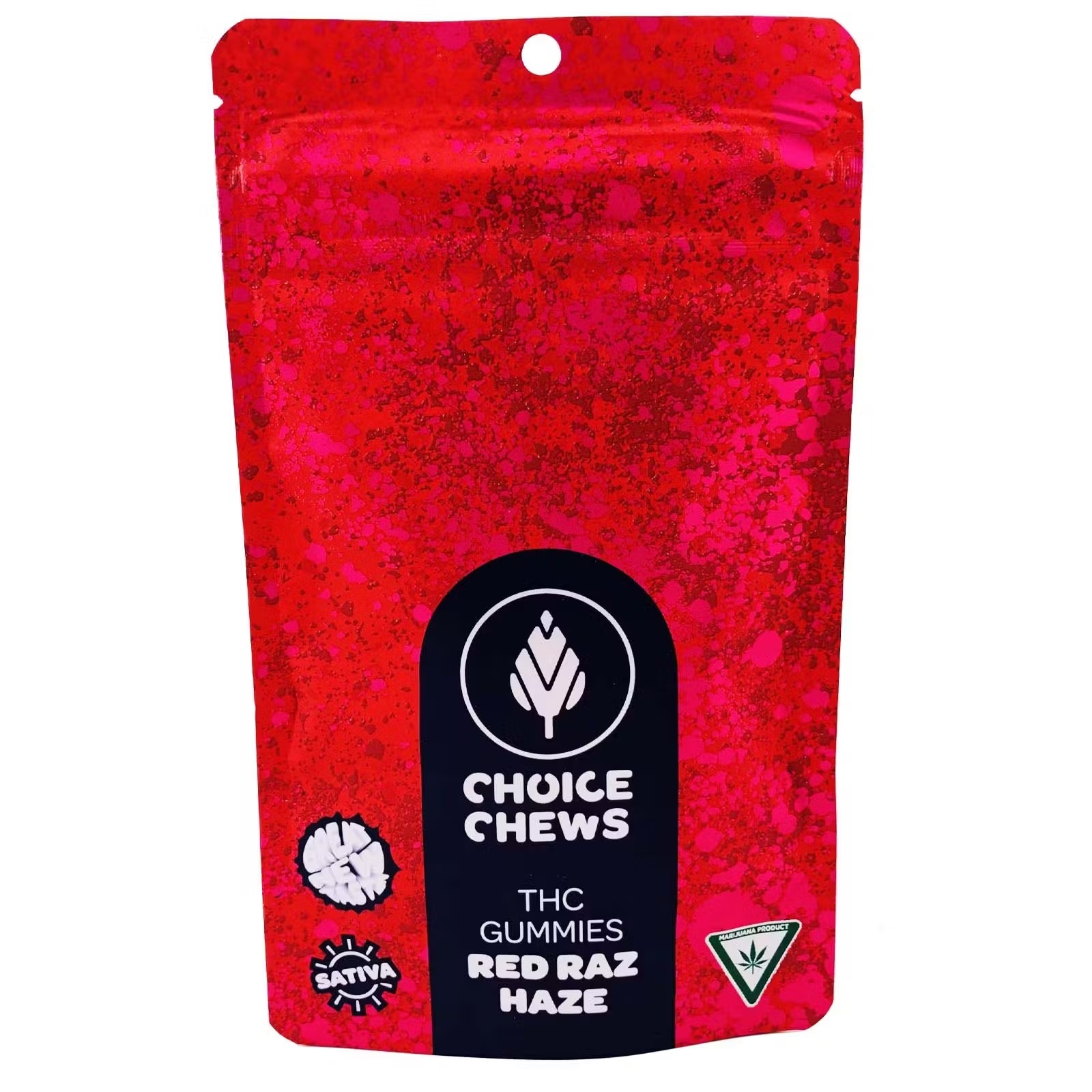 Chews - Red Raz Haze (Sativa) 100mg