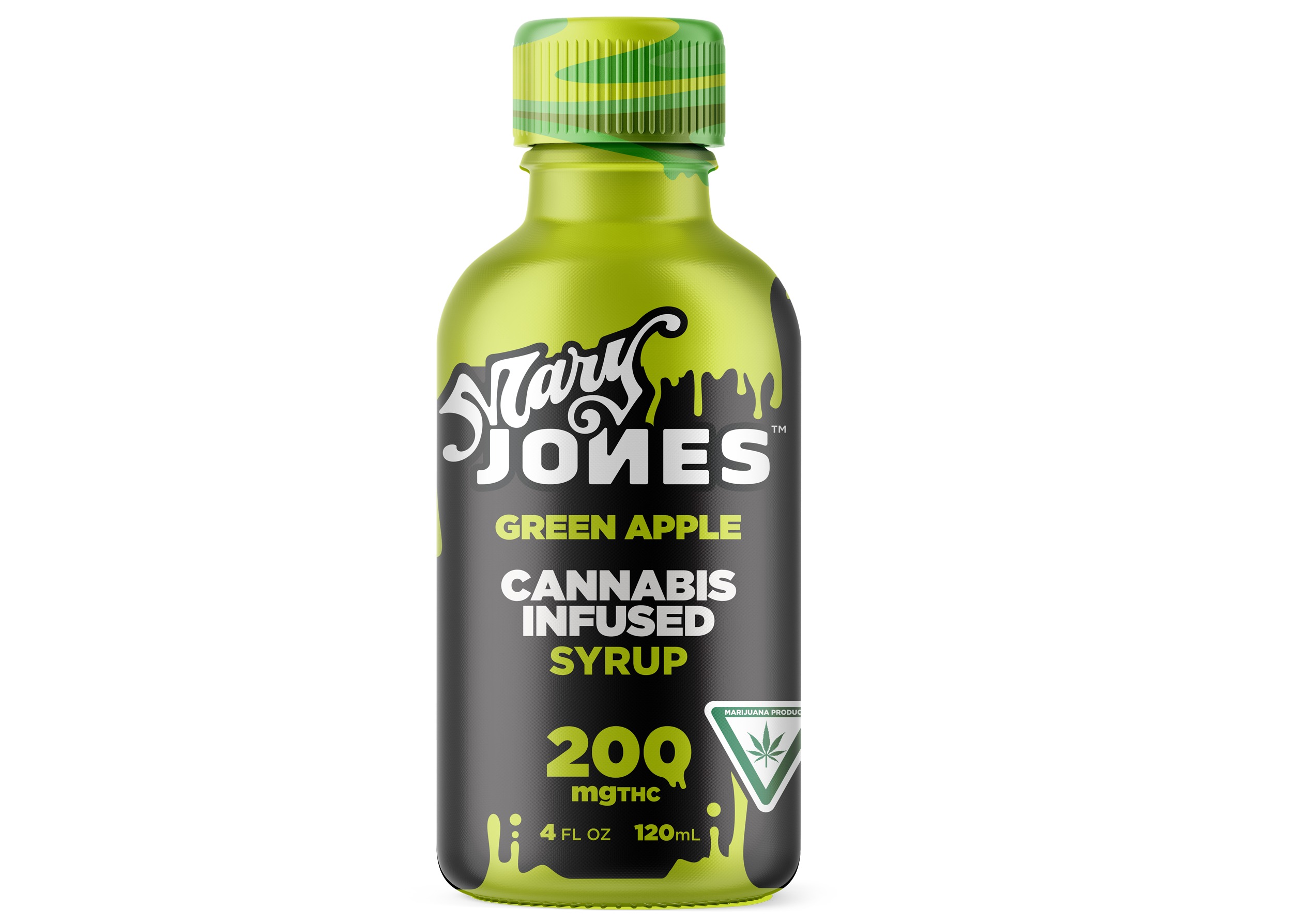 Mary Jones - 4oz Syrup - 200mg - Green Apple