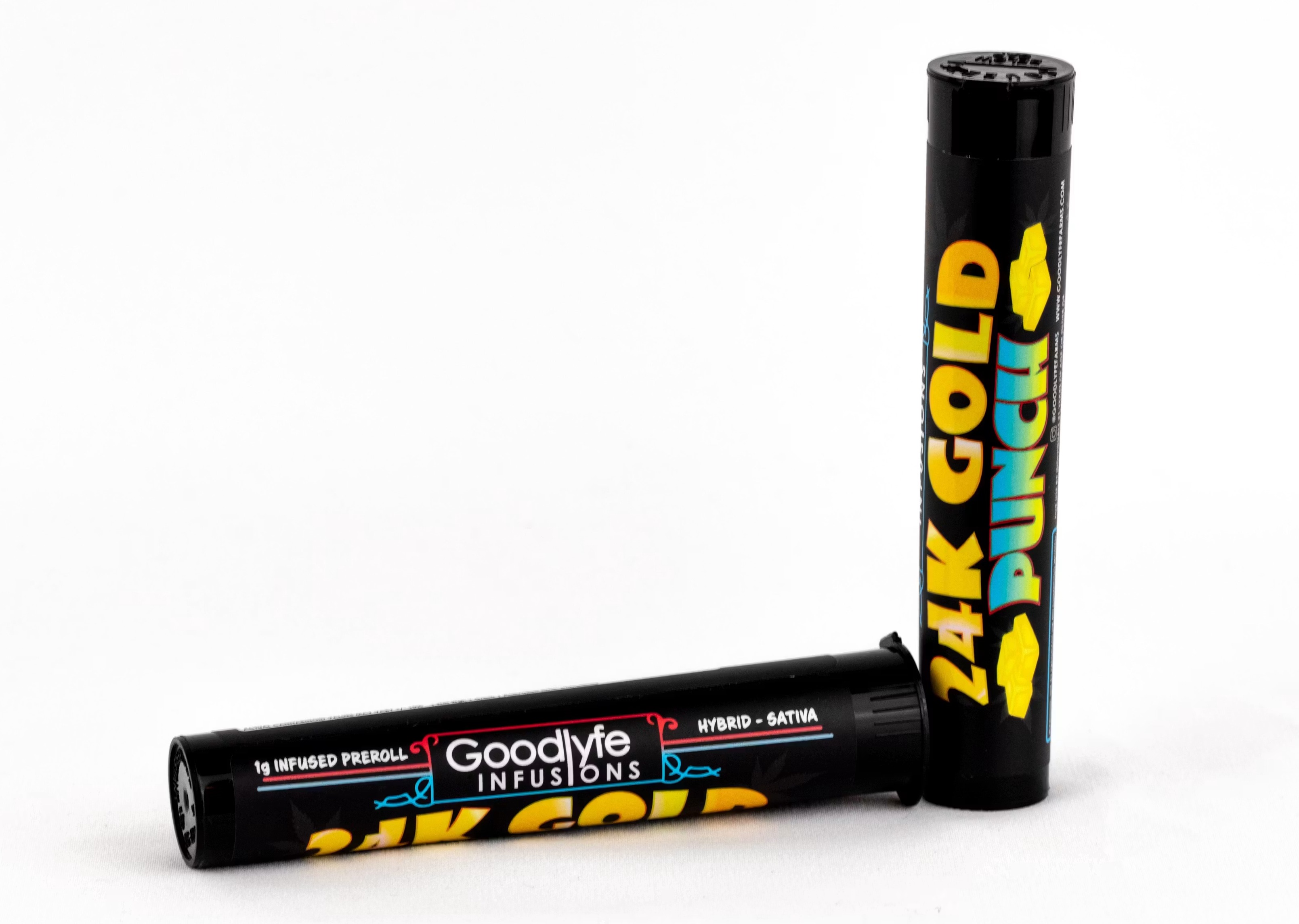 Goodlyfe | 24k Gold Punch 1g Infused Preroll