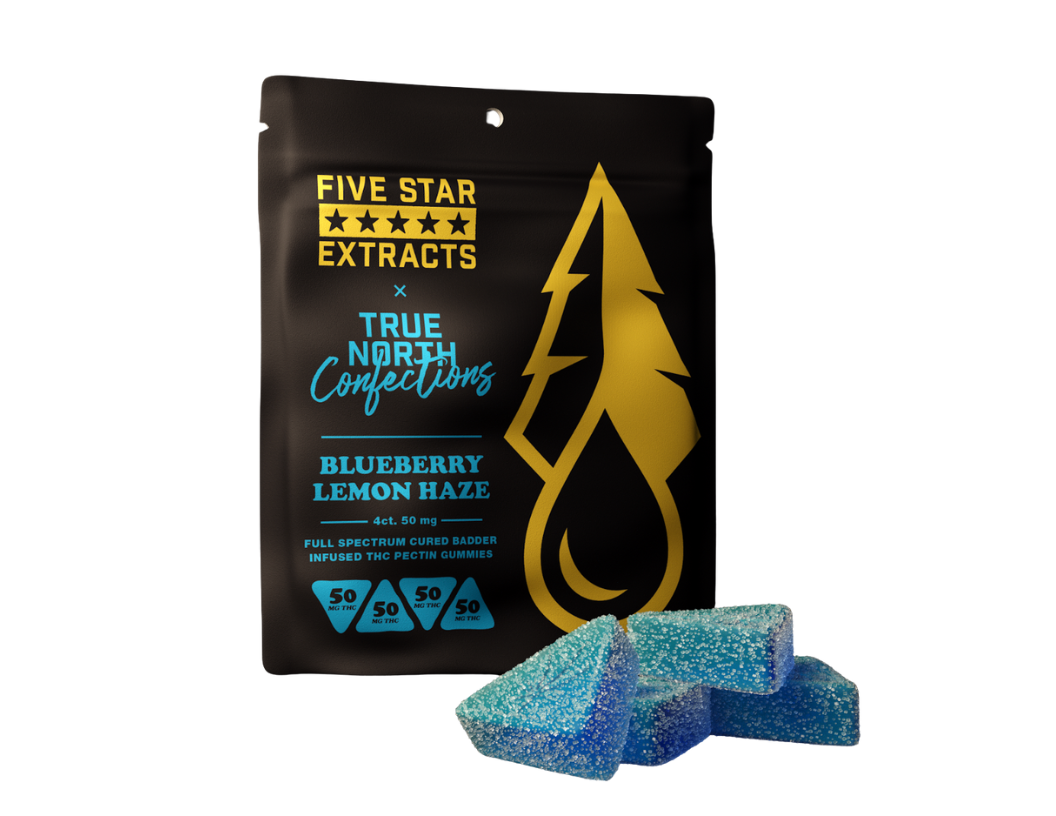 Five Star Extracts Blueberry Lemon Haze Edible Gummies 200mg