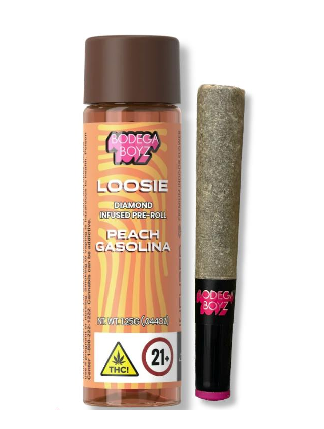 Bodega Boyz | Peach Gasolina | Loosies Diamond Infused Pre-Roll 1.25g