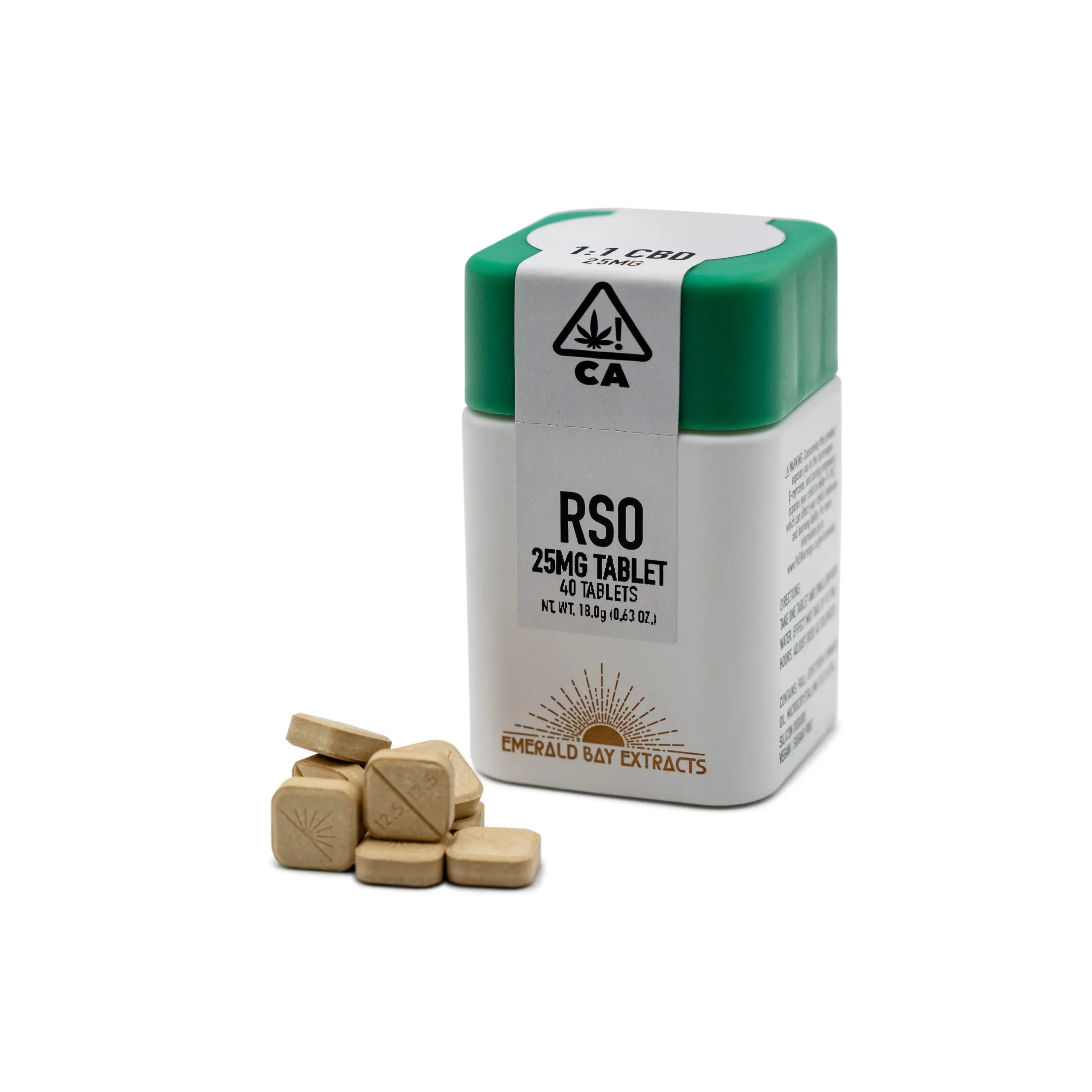 Emerald Bay Wellness Tablets 1:1 Gush Mintz 25MG