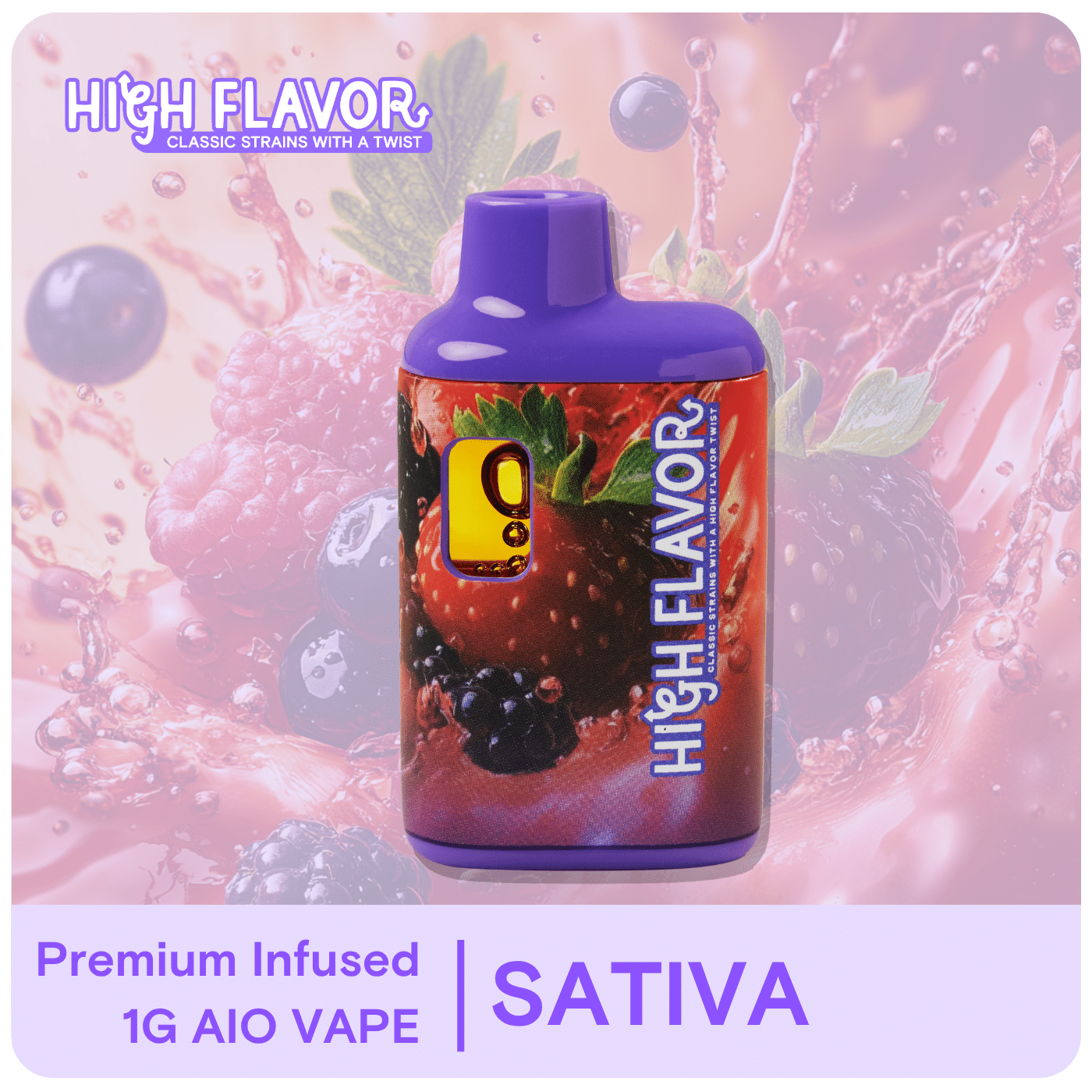 Berry Haze I AIO Vape 1g