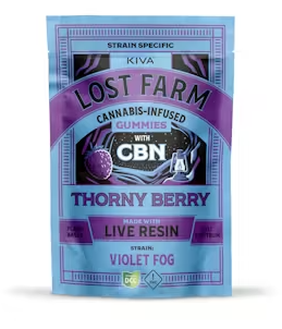 Violet Fog x Thorny Berry CBN Live Resin Gummies (10Pk)