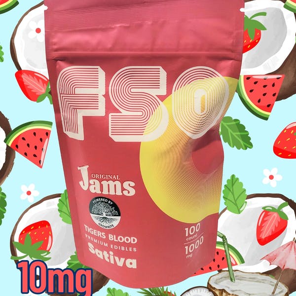JAMS | 1000mg | FSO Tigers Blood | 100ct