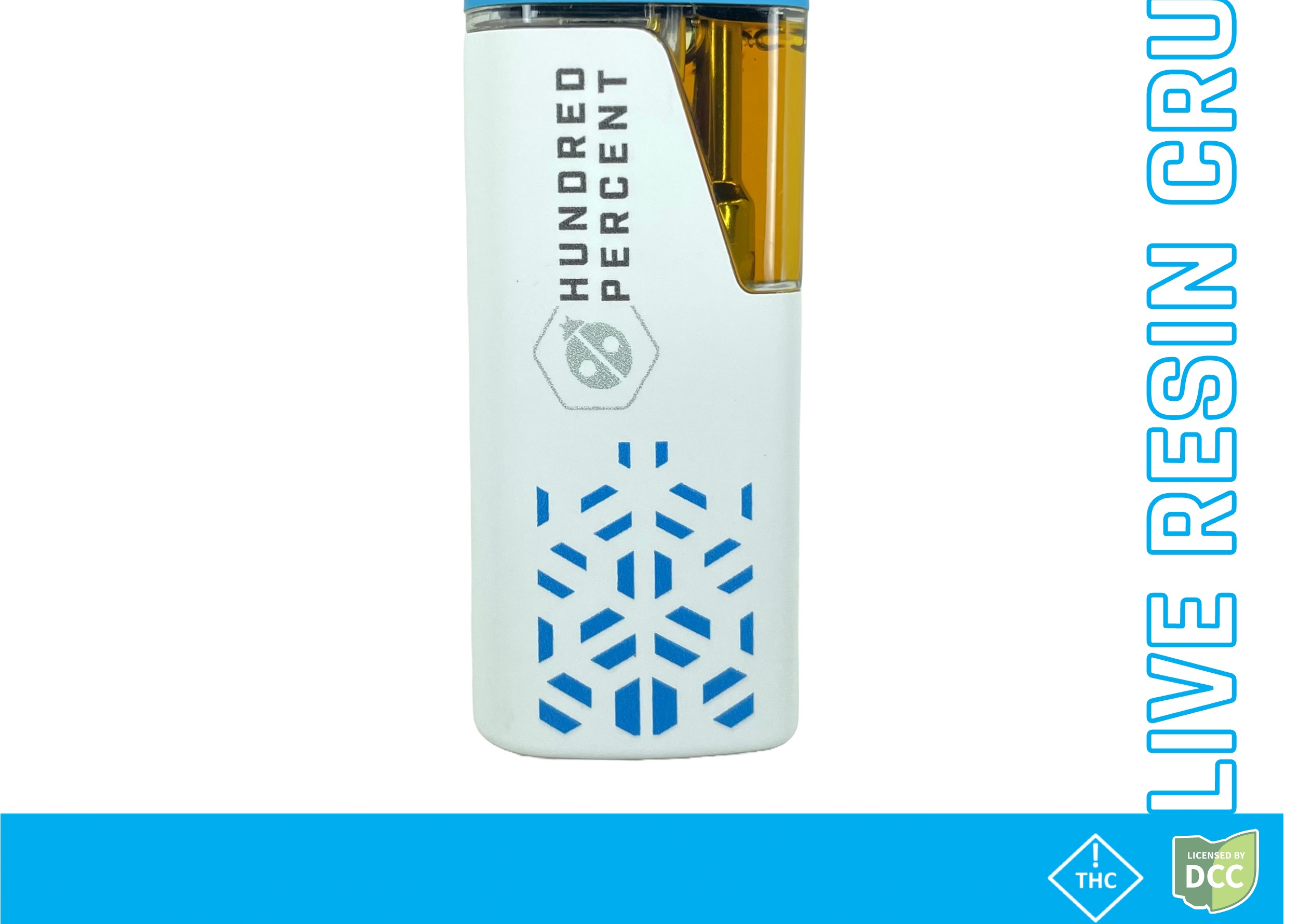 Hundred Percent Labs | Afghan Kush | 0.5g Live Rosin Disposable