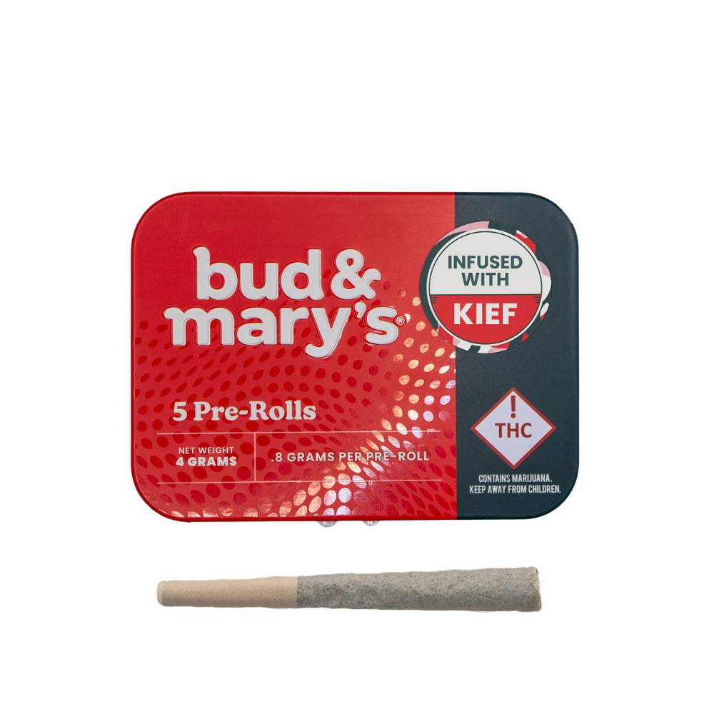 Pre-Rolls | Kief Infused 5 ct Acapulco Gold | 4 g