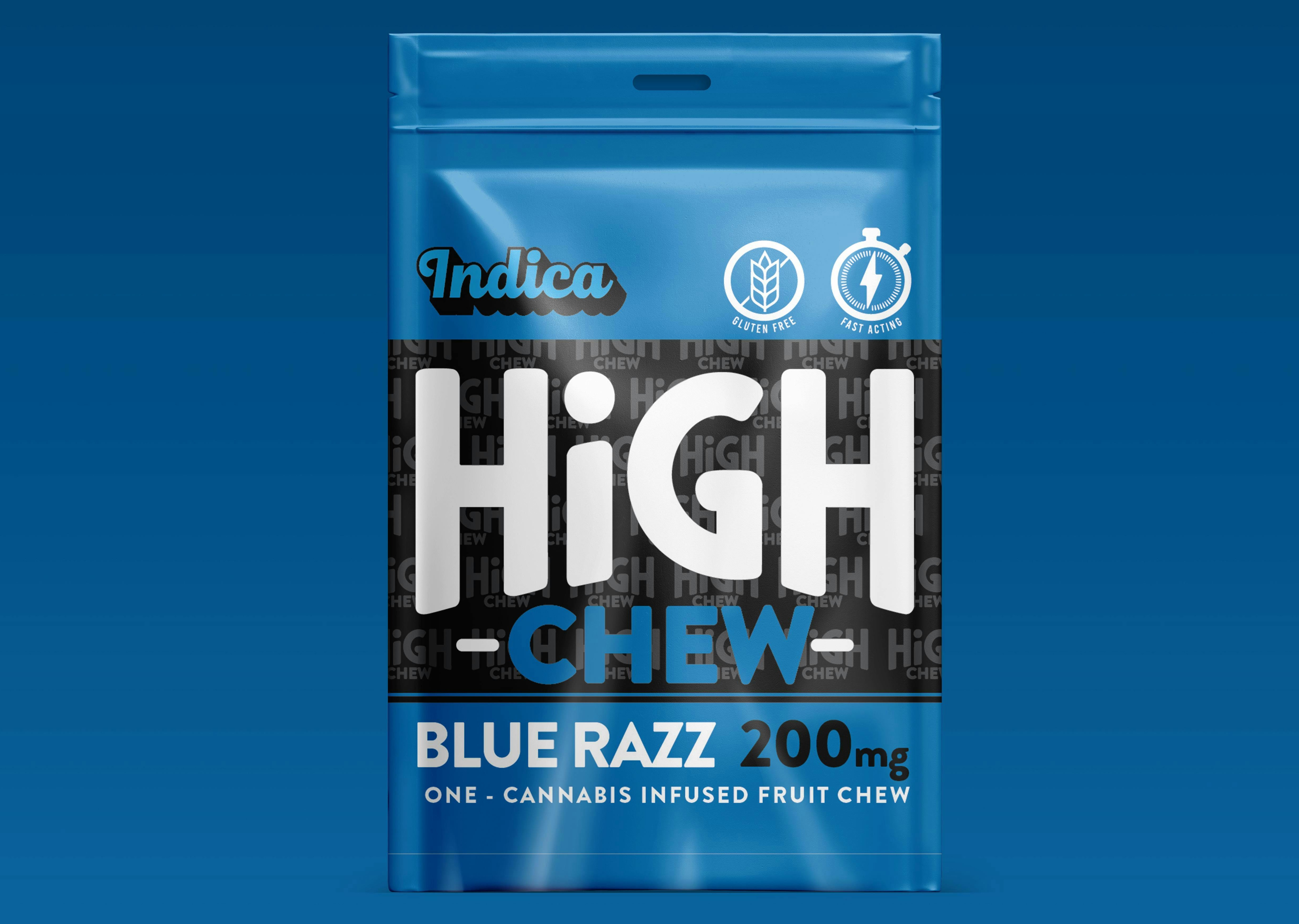 High Chew - Gummies - 200mg - 1pc - Blue Razz