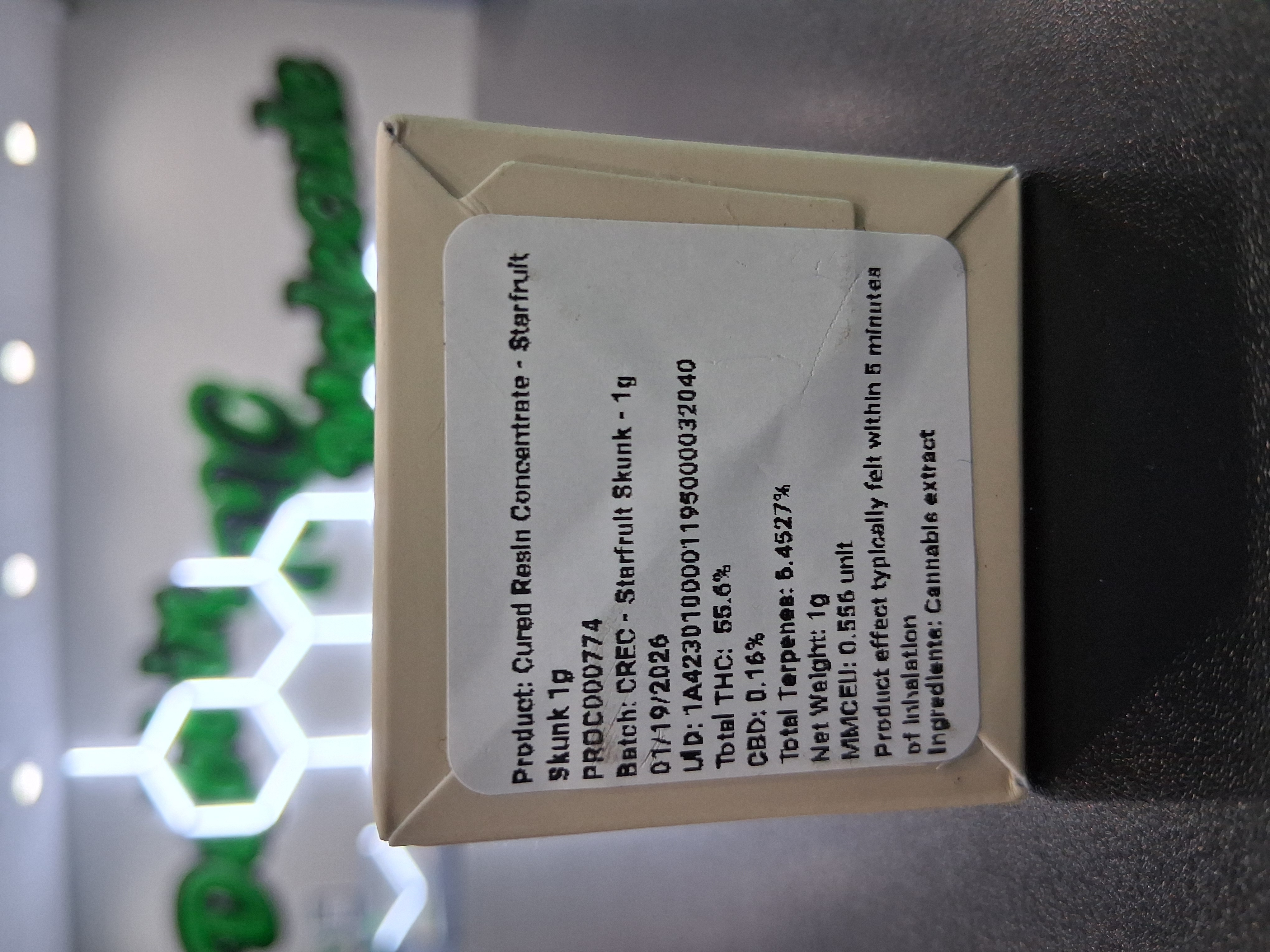 Noble Labs | 1g | Starfruit Skunk Resin