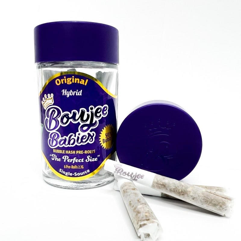 Boujee Babies | Infused Preroll Pack | Bubble Hash | Original | 2.7g