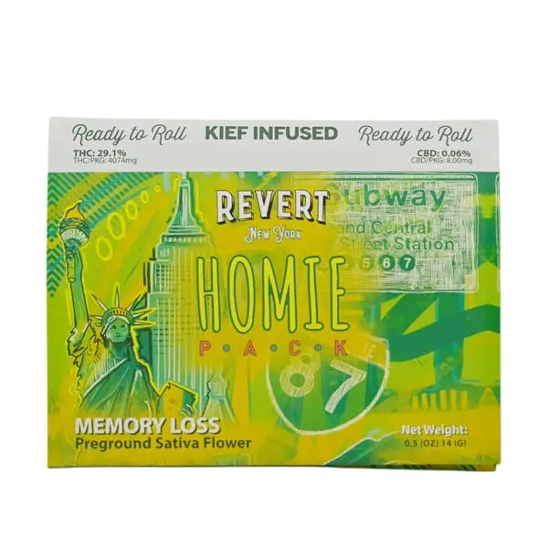 Revert | Memory Loss (Hybrid) Kief Infused Pre-Ground