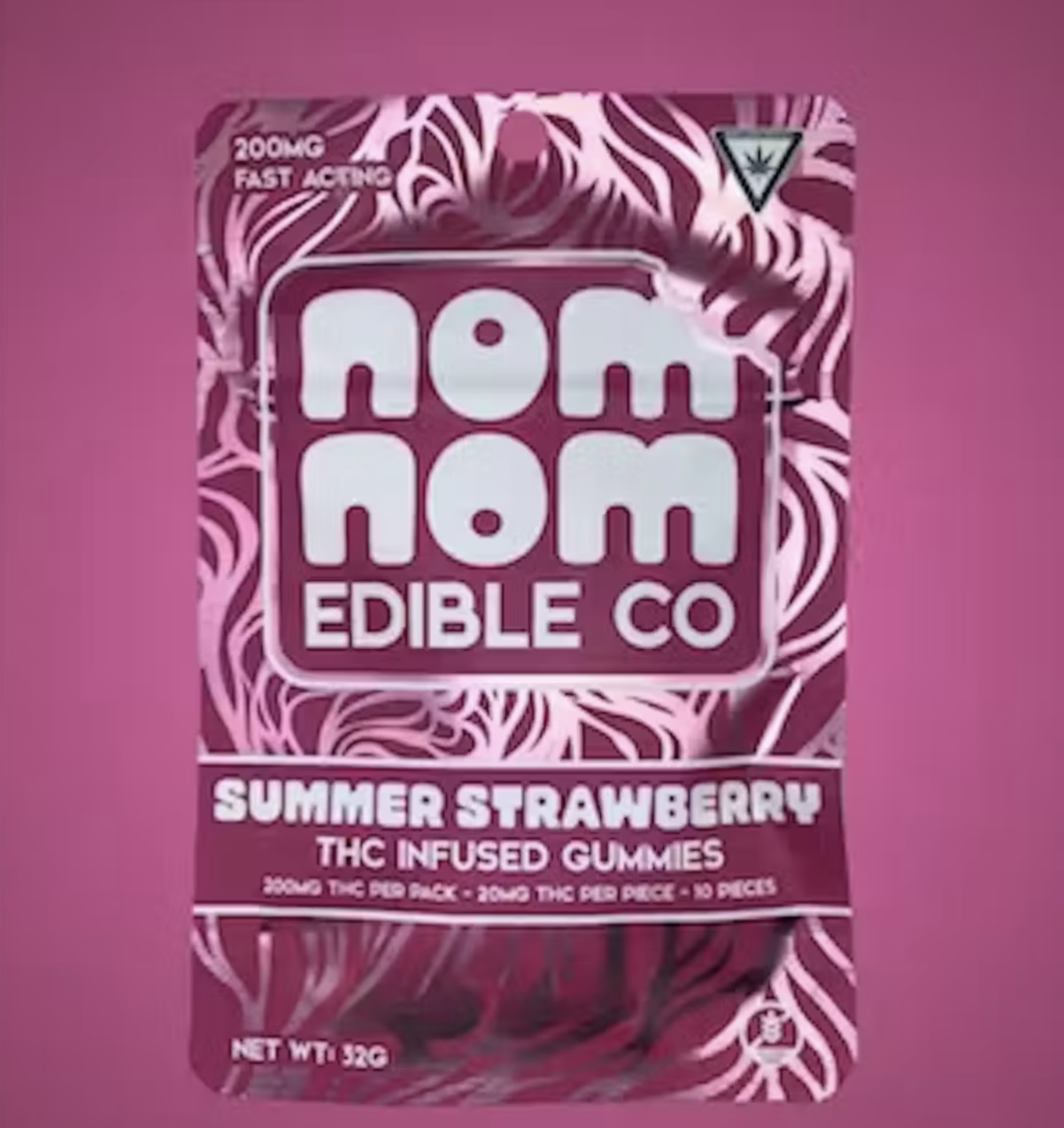 Nom Nom: Summer Strawberry 200mg Gummie