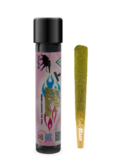 Cali Blaze | Bubble Gum | Tarantula Infused Pre-roll | 1g | Indica