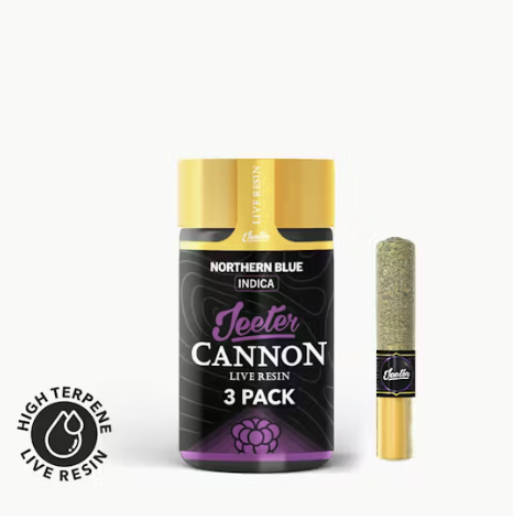 Northern Blue Live Resin Cannon 3 Pack