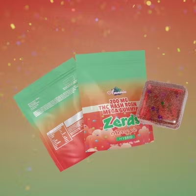 Zerds - 200mg Hash Rosin MEGA Gummy - Cherry Pie