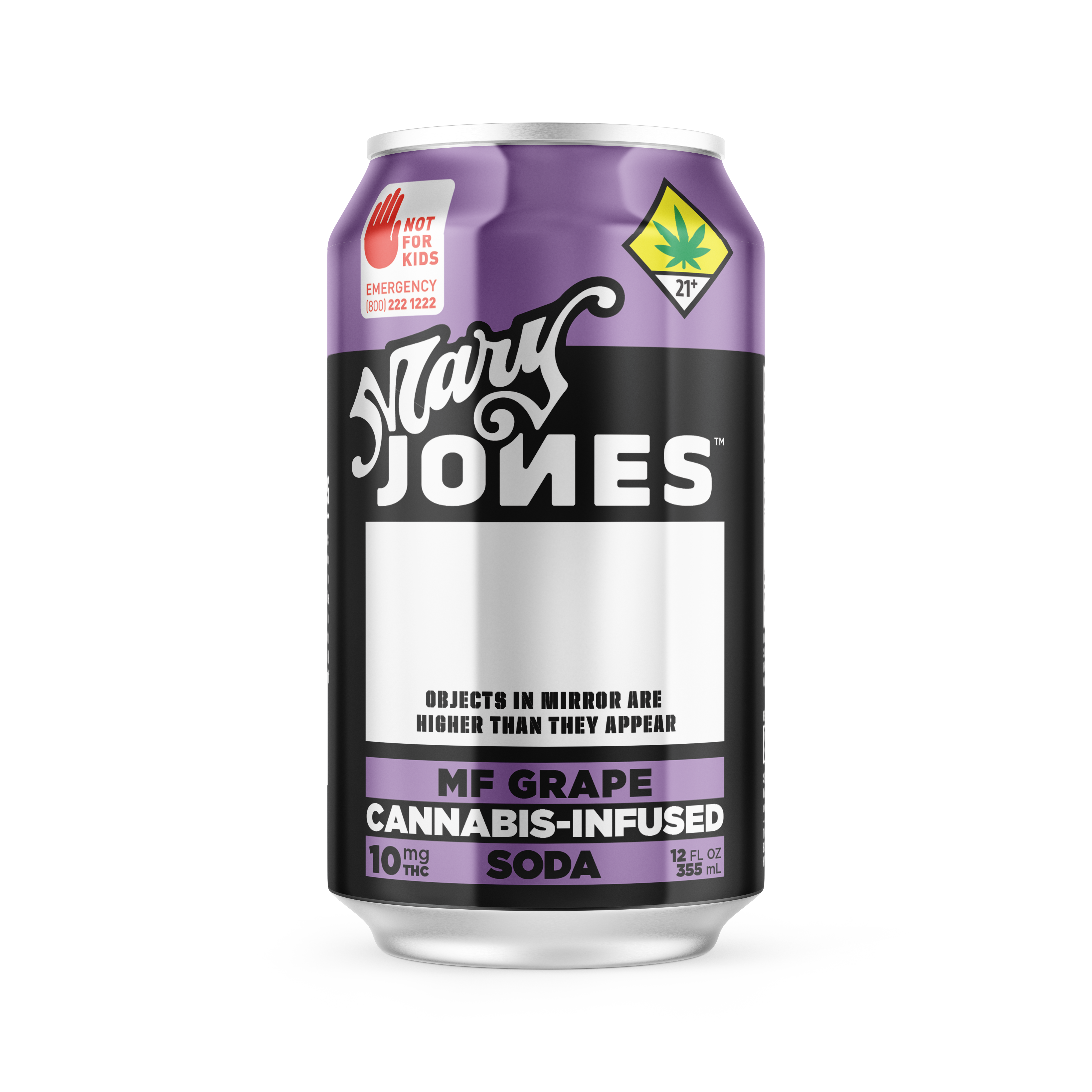 Mary Jones: MF Grape 100mg - 12oz Soda