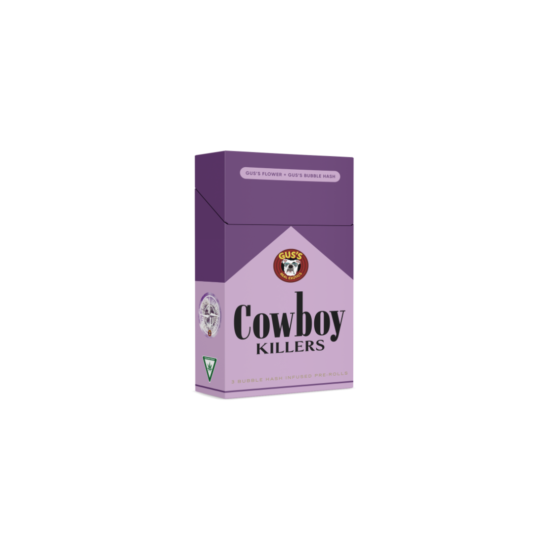 Gus's Exotics - Cowboy Killers 3 Pack Infused Prerolls - Stoned Island