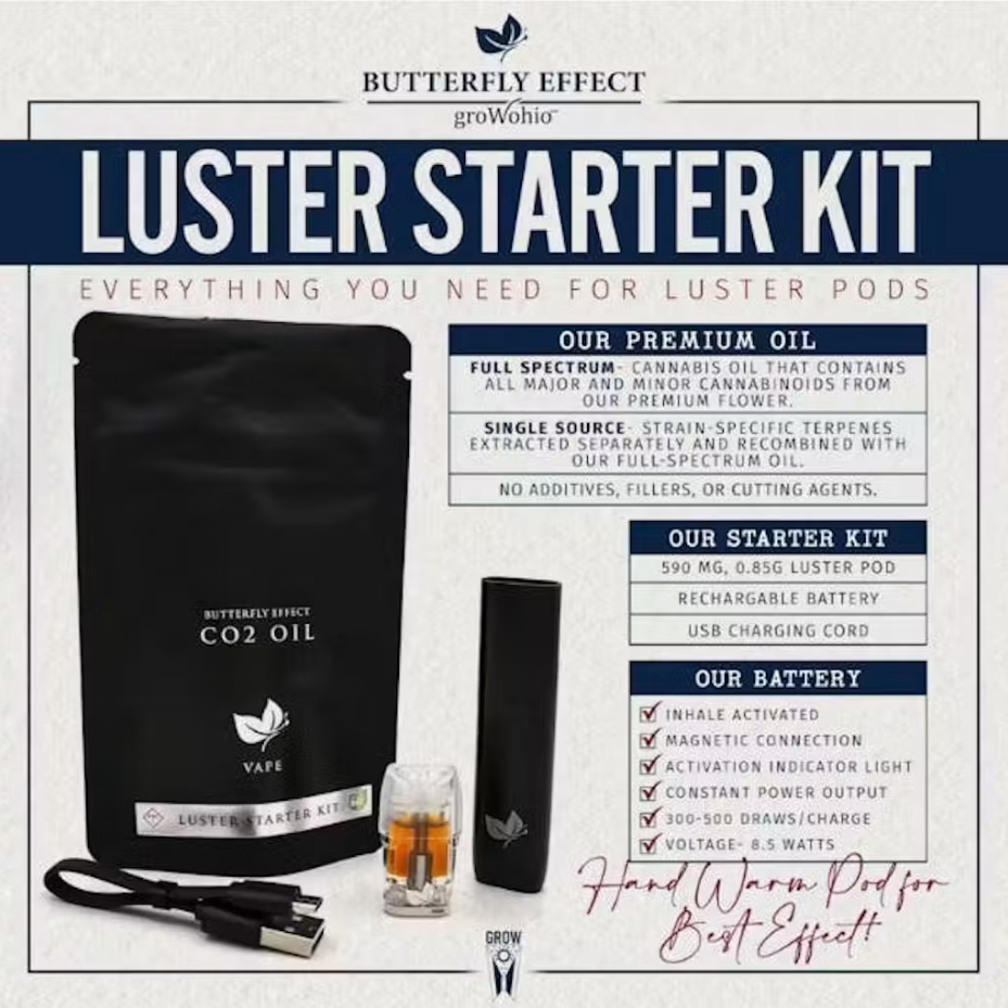 Black Jack Luster Pod Starter Kit | Butterfly Effect | 0.85g | Sativa