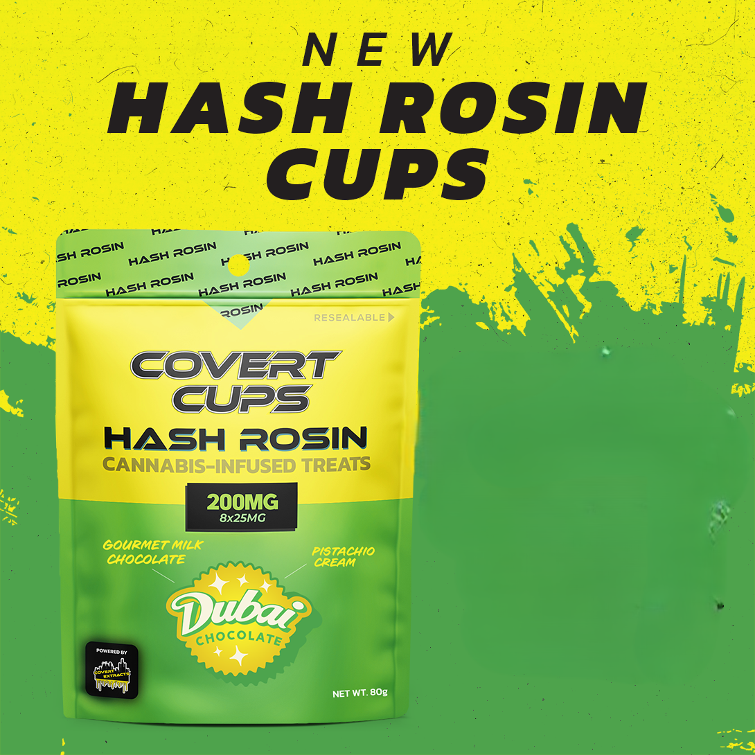 DUBAI - HASH ROSIN INFUSED CHOCOLATE - 200MG