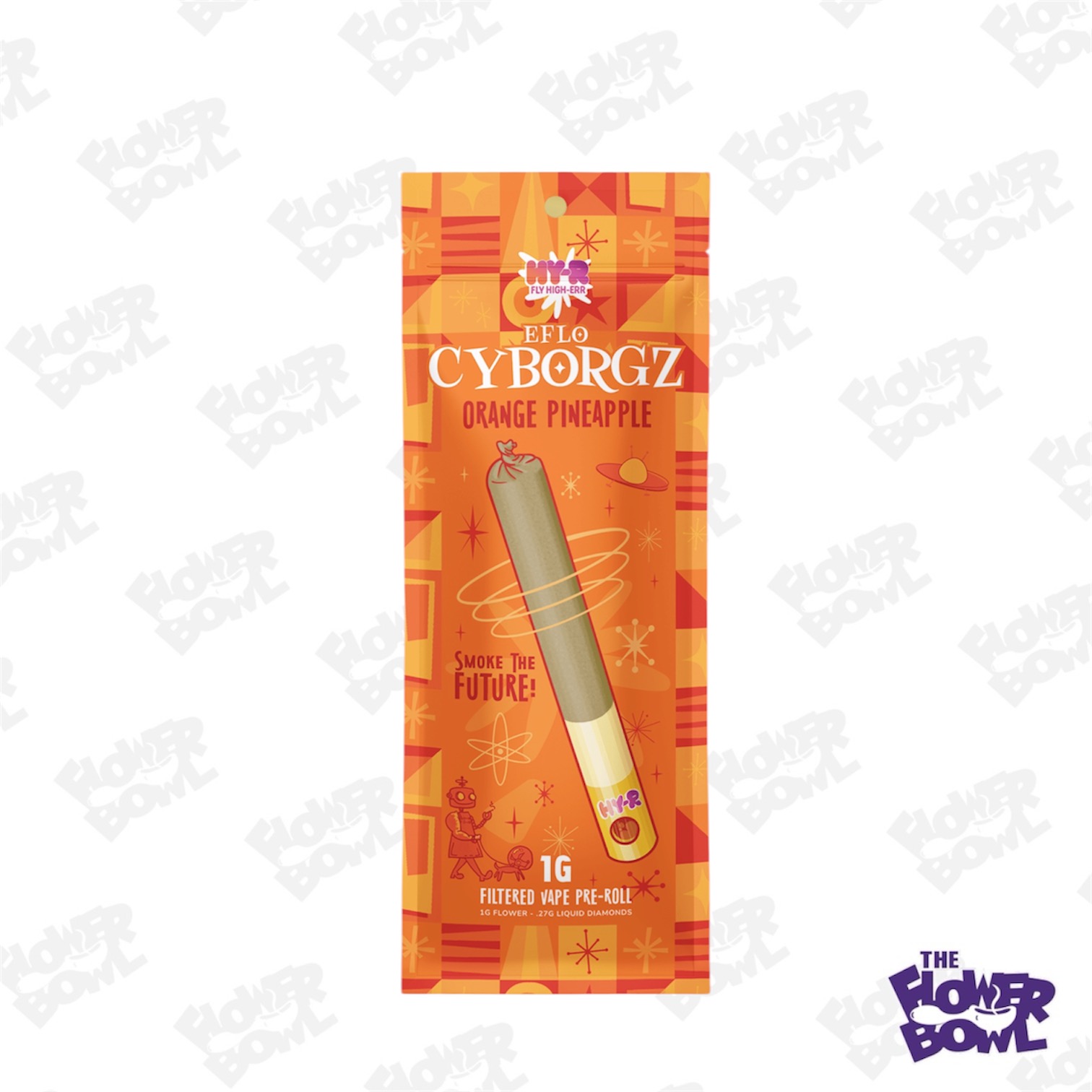 HY-R Cyborgz: Orange Pineapple 1.27G Infused Preroll