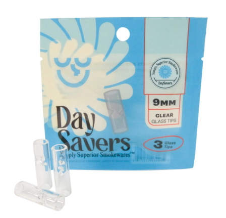 Day Savers - 11 mm Glass Filter Tips - 3pk
