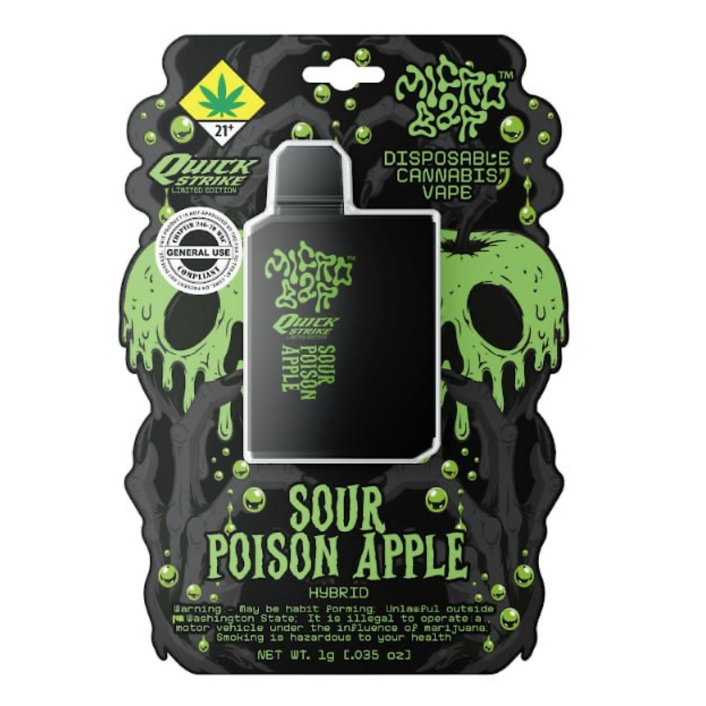 Micro Bar Sour Poison Apple (Hybrid) 1g Disposable