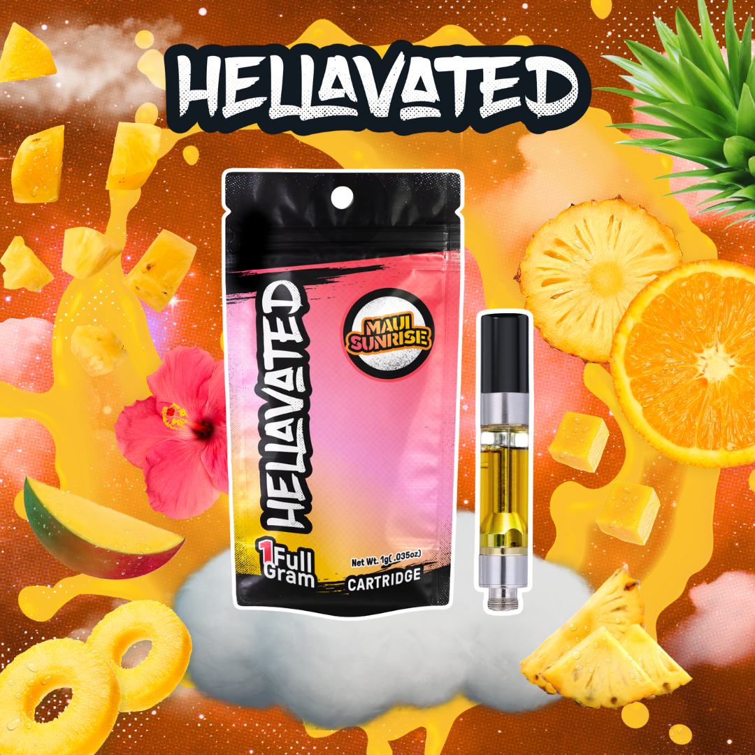 Maui Sunrise Distillate Cartridge 1g product photo