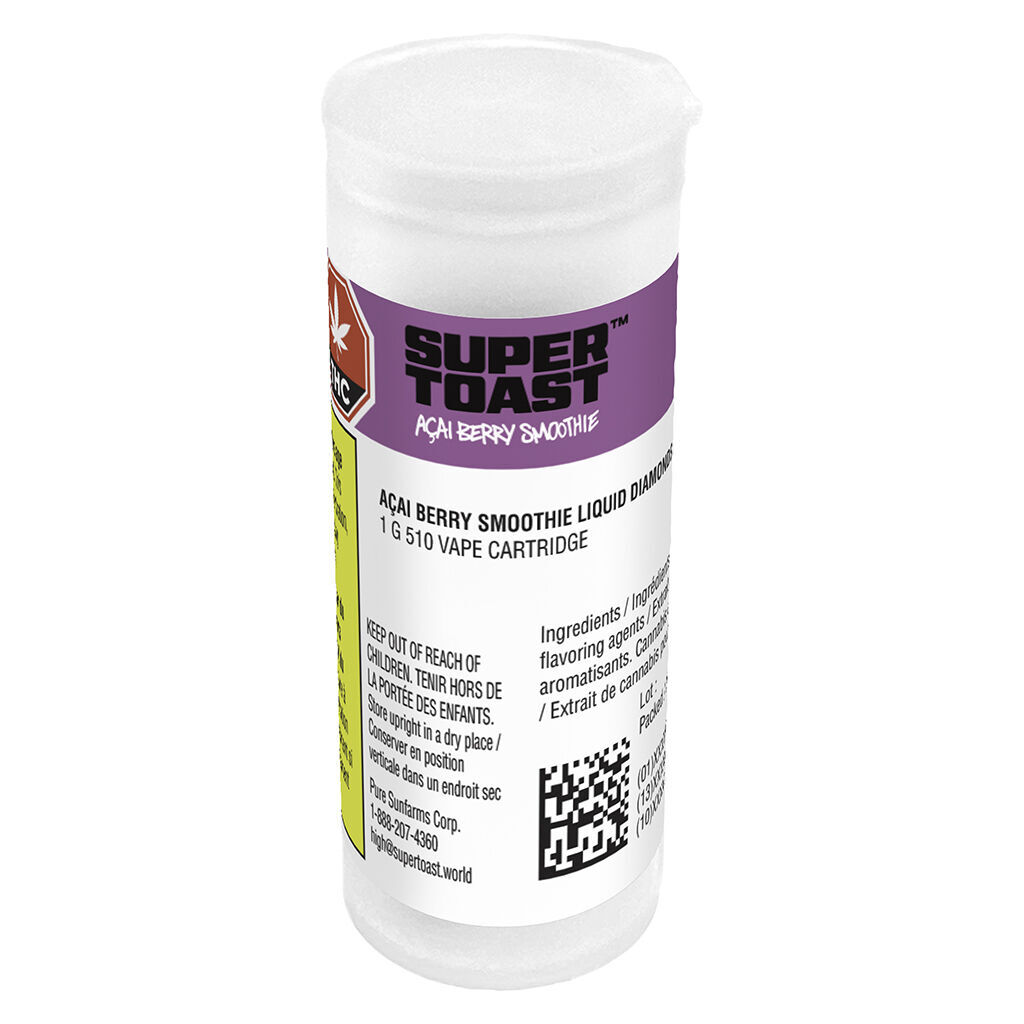 Super Toast - Acai Berry Smoothie Liquid Diamonds 510 Thread Cartridge - 1g