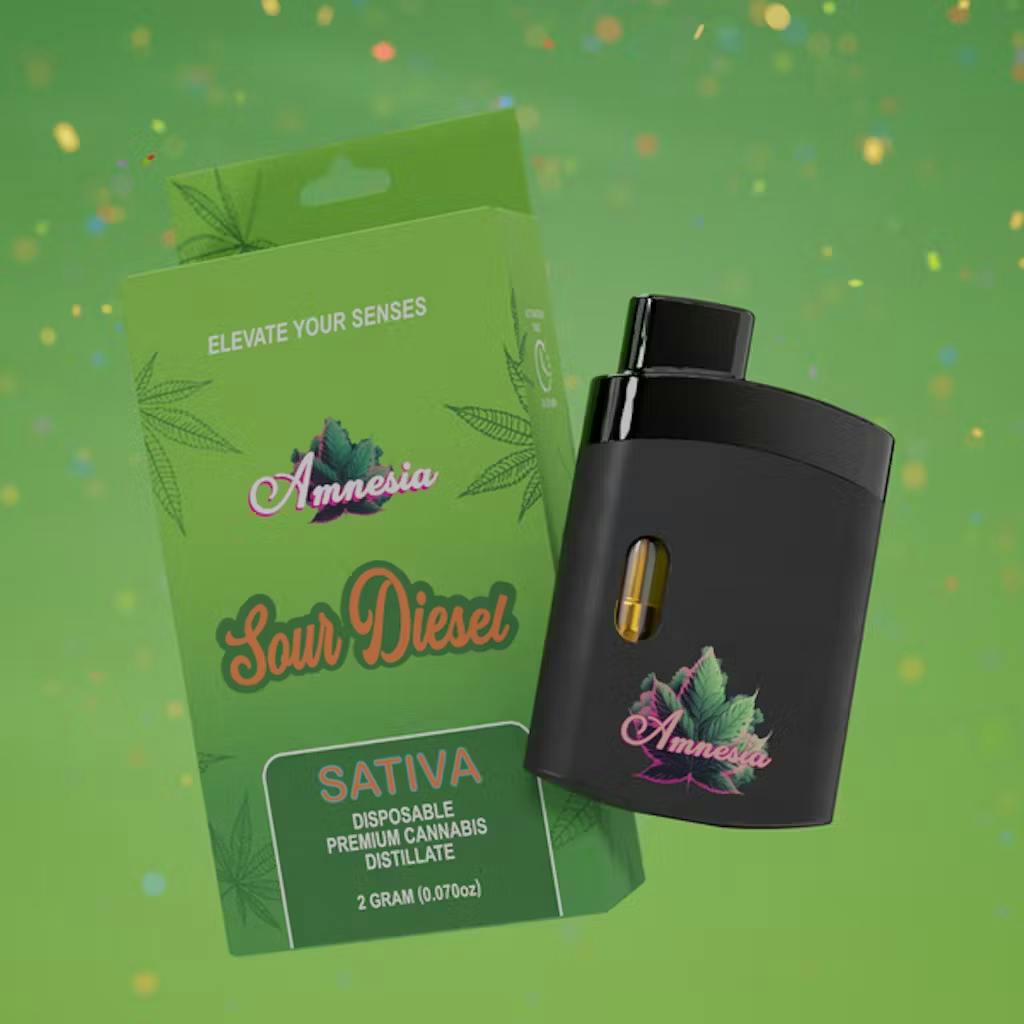 Sour Diesel 2G Liquid Diamond Vape Disposable