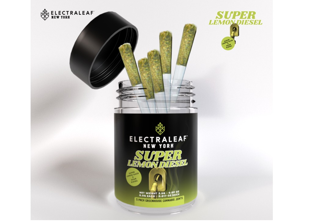 Electraleaf | Super Lemon Diesel | 5 Pack Preroll