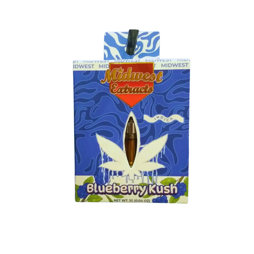 Midwest Extracts - 510 Cart - Blueberry Kush