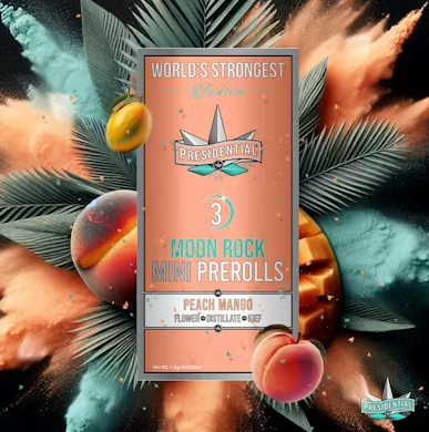 PRESIDETIAL- PEACH MANGO 3PK (0.5G/ MOONROCK PREROLLS [I]