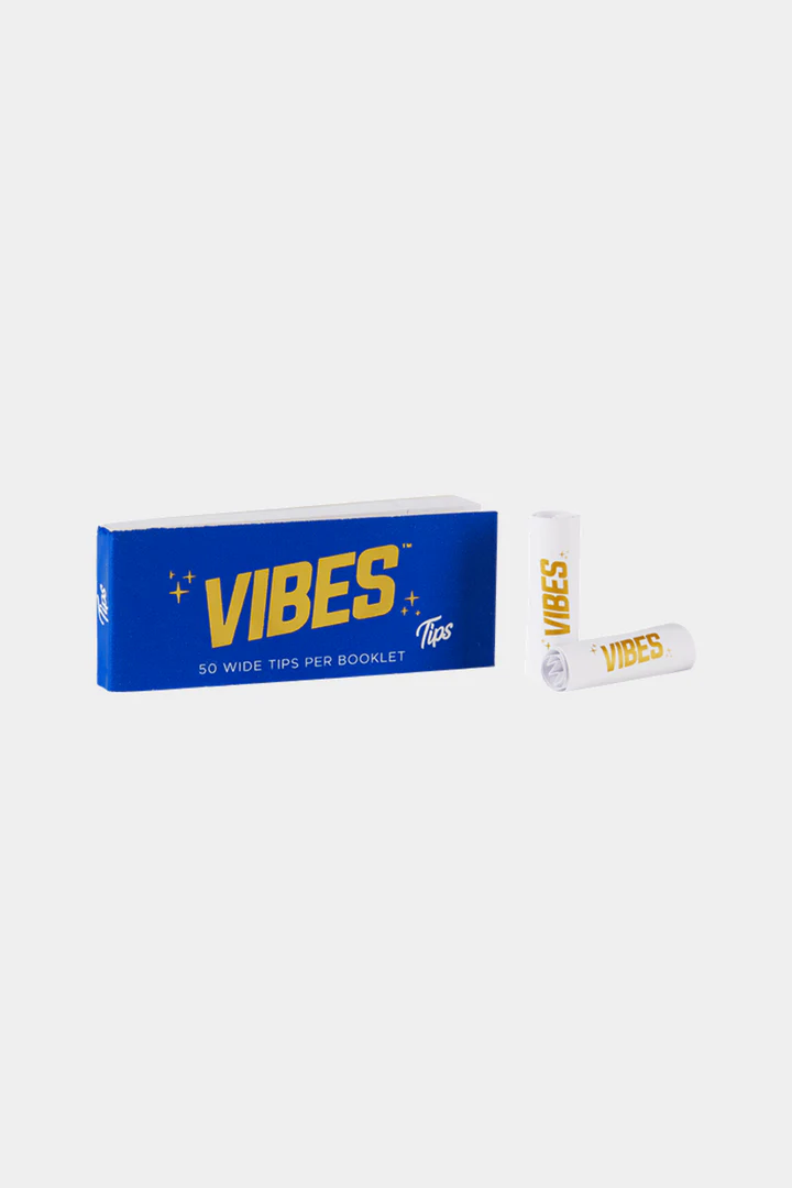 Vibes White Tips Wide 50pk
