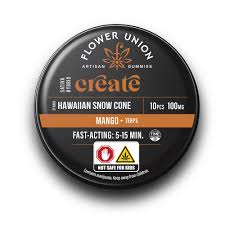 Create | Hawaiian Snow Cone | Mango + Terps | Sativa H | 100Mg/10pk