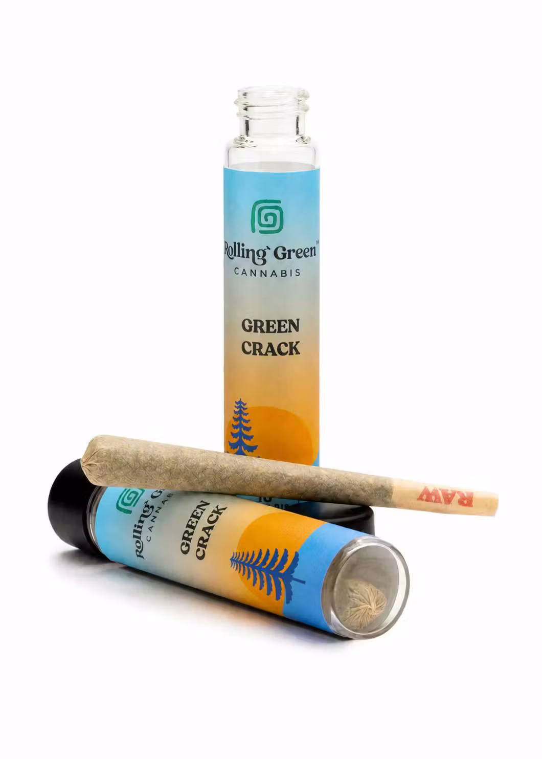 ROLLING GREEN CANNABIS - GREEN CRACK - 1G PREROLL