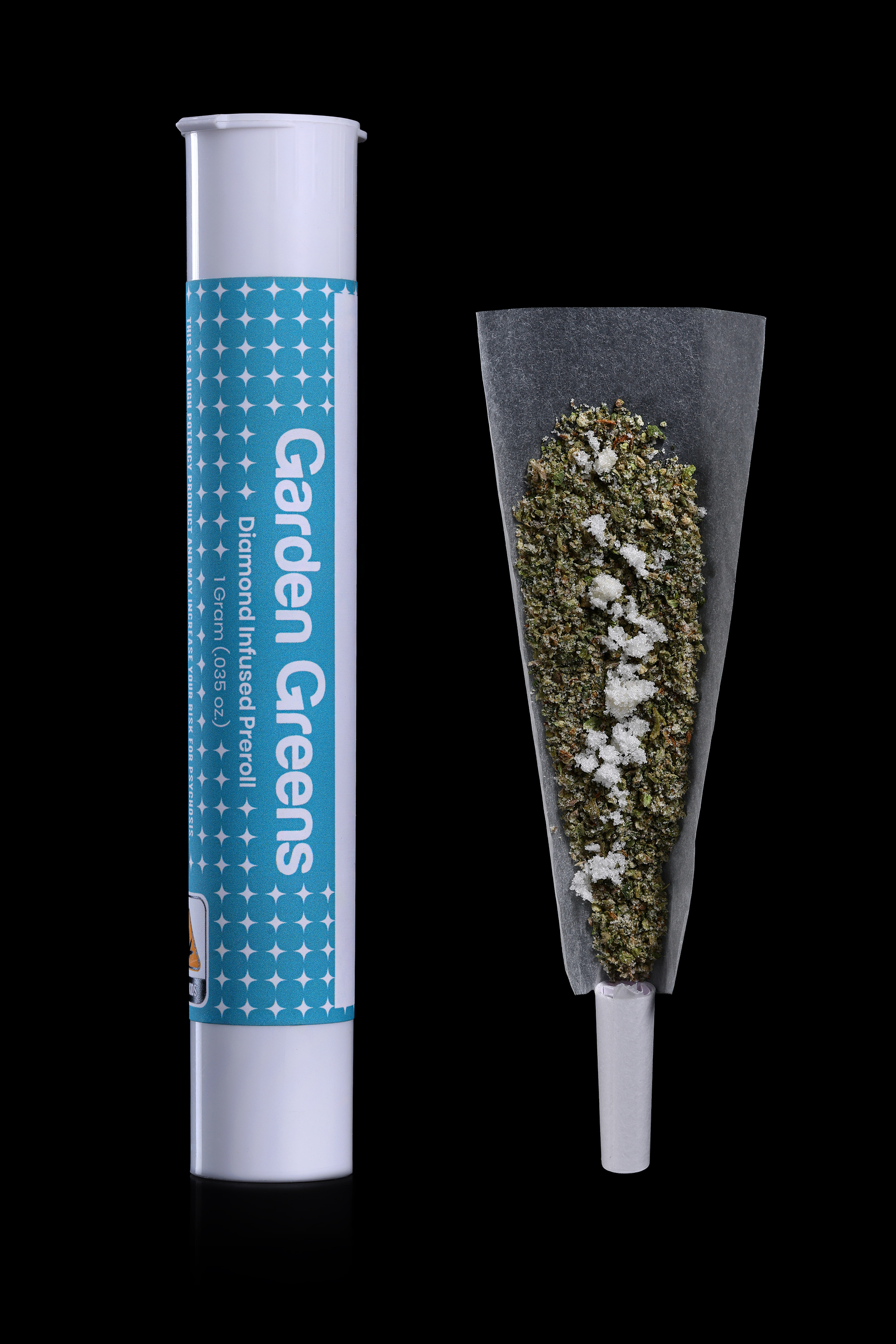 24K | Garden Greens | Diamond Infused Pre-Roll