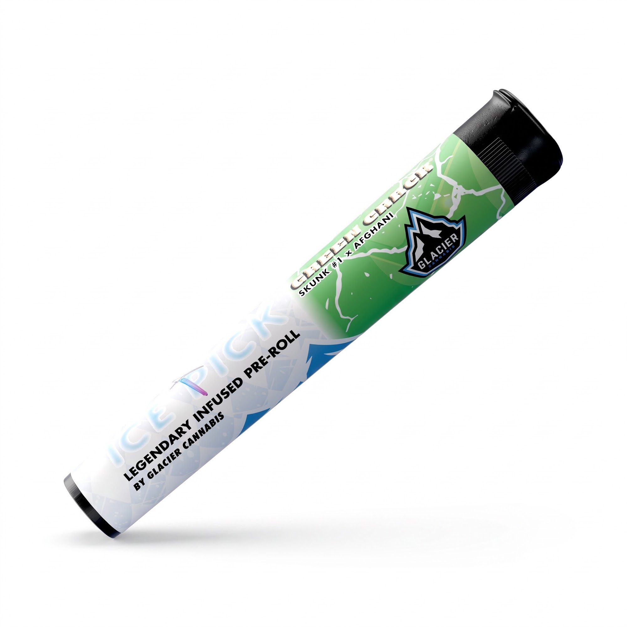Glacier | Ice Pick Infused Pre-Roll | Green Crack (1g)