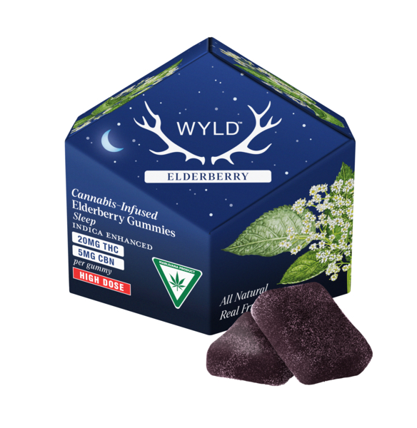 WYLD | ELDERBERRY 2:1 THC:CBN | 200mg GUMMIES