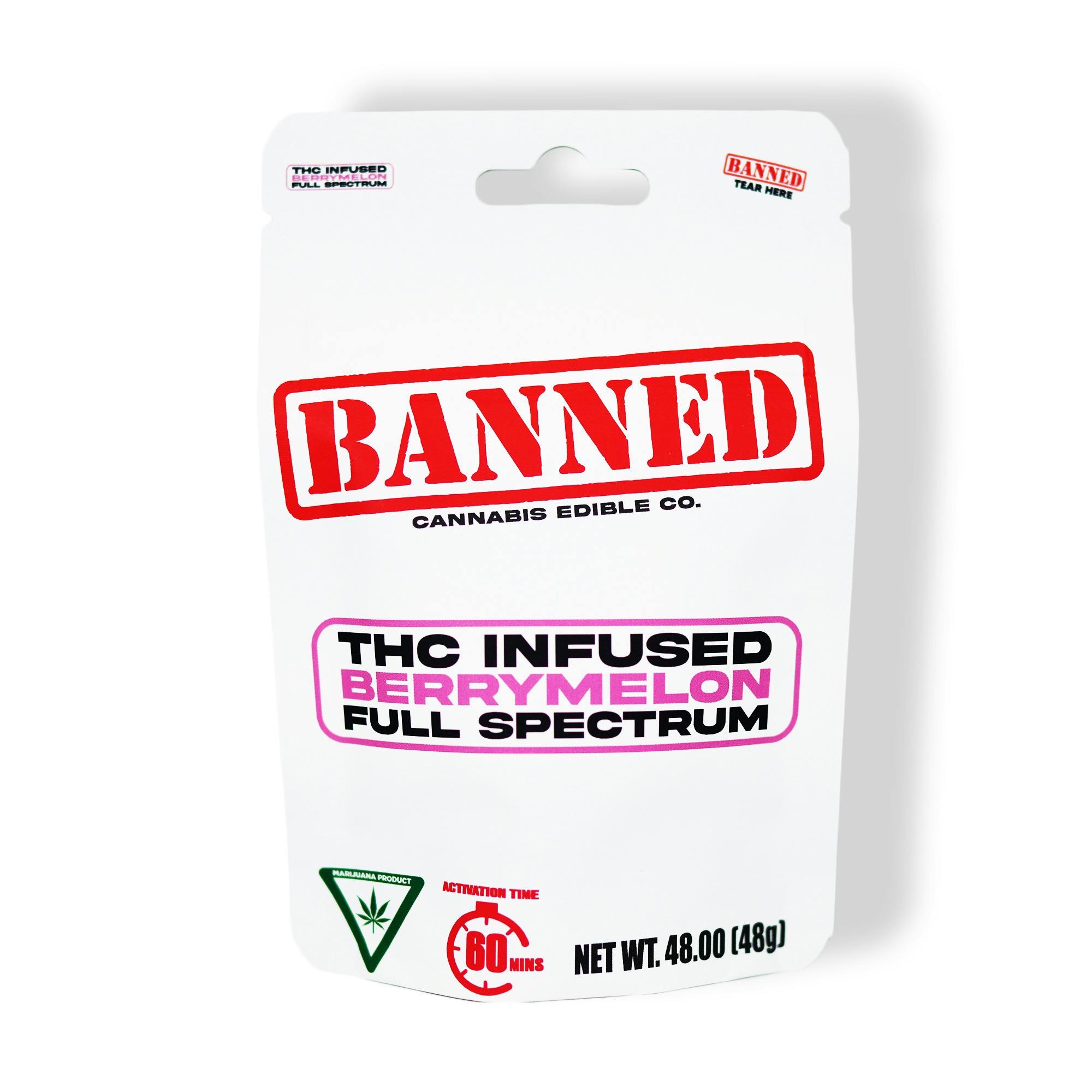 Banned | 200mg Gummies | 4pk | Berry Melon
