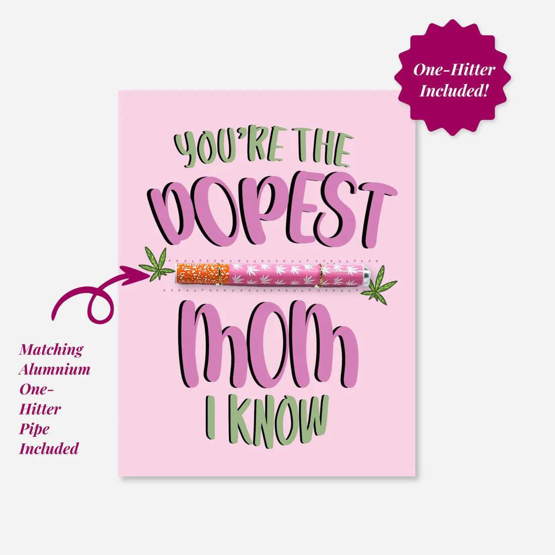 Kush Kards Dopest Mom Know Greeting Card