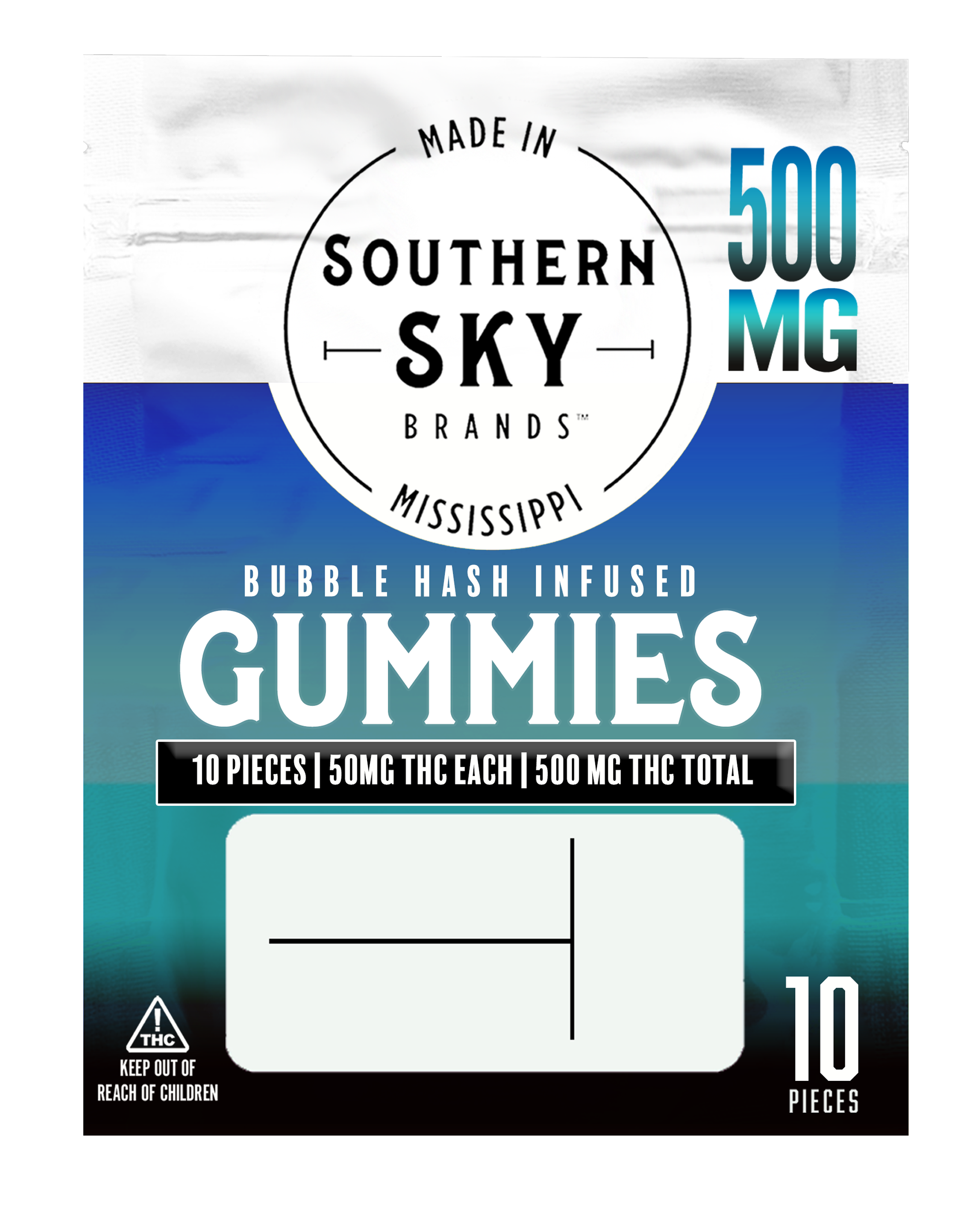 500mg | Blueberry | Bubble Hash Infused