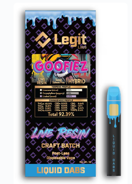 Goofiez Live Resin Disposable